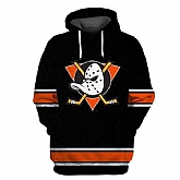Ducks Black Alternate All Stitched Hooded Sweatshirt,baseball caps,new era cap wholesale,wholesale hats